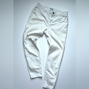 D.Jeans Women’s Skinny White Casual Stretch Jeans in Size 6